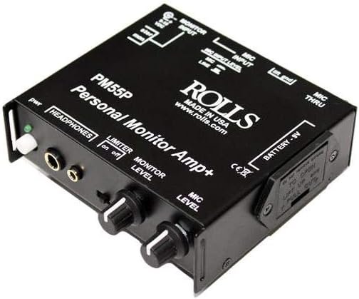 Rolls PM55P Personal Monitor Amp review for live sound and stage performance