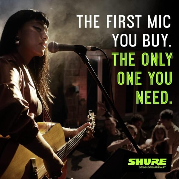 Shure SM58 Dynamic Microphone review for studio recording and live vocal performances