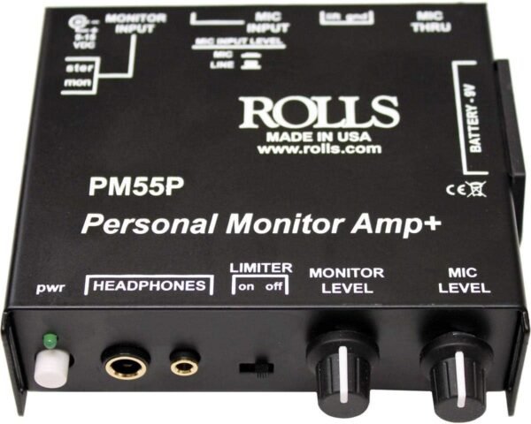 Rolls PM55P Personal Monitor Amp review for live sound and stage performance