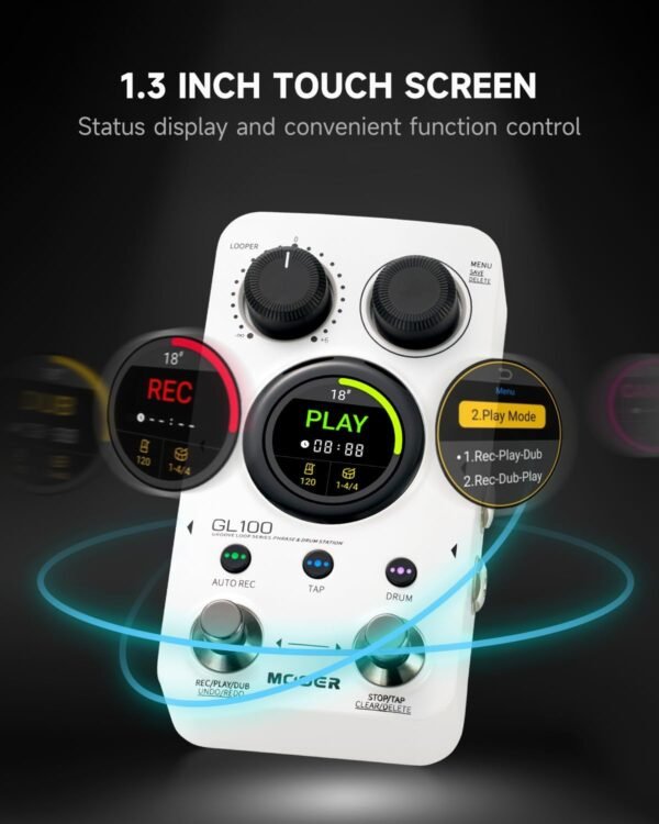 61EZ7xjDbkL._AC_SL1500_ Review of MOOER GL100 Looper Pedal Drum Machine for Guitarists