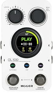 Review of MOOER GL100 Looper Pedal Drum Machine for Guitarists