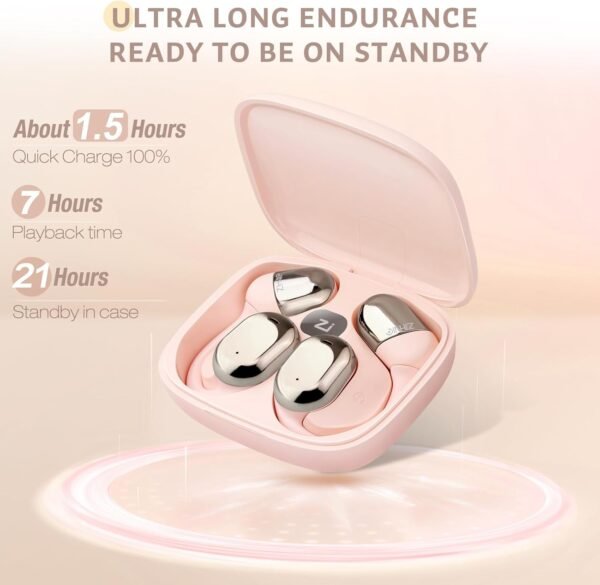 Review of ZIHNIC ZN-S05 Open-Ear Wireless Bluetooth Headphones with Long Battery and Comfort