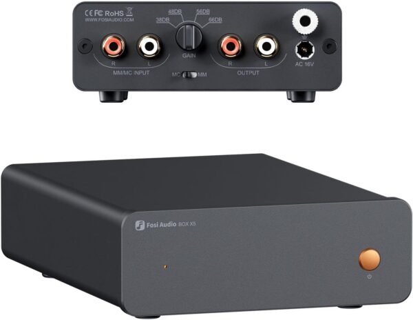 Fosi Audio Box X5 Phono Preamp Review Enhancing Turntable Sound Quality Effortlessly