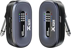 Xvive A58 Wireless Guitar System review reliable 5.8GHz transmitter for electric and bass guitars