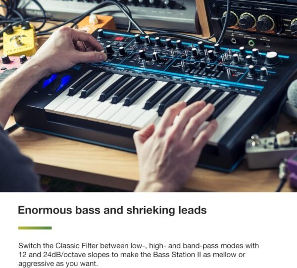 715vP9RByL._AC_SL1500_ Novation Bass Station II Synthesizer review exploring features, sounds, and performance insights