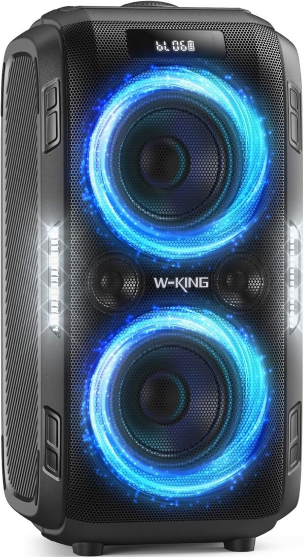 W-KING T9 Pro Party Bluetooth Speaker Review Loud Bass and Vibrant Sound