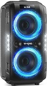 W-KING T9 Pro Party Bluetooth Speaker Review Loud Bass and Vibrant Sound