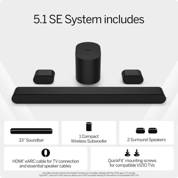 71DMdgevX-L._AC_SL1500_ VIZIO 5.1 Soundbar SE SV510X-08 review with Dolby Atmos and Bluetooth features