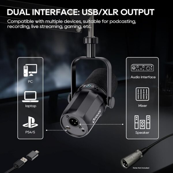 FDUCE SL40+ Dynamic Microphone Review Best for Podcasts, Streaming, and Studio Recording