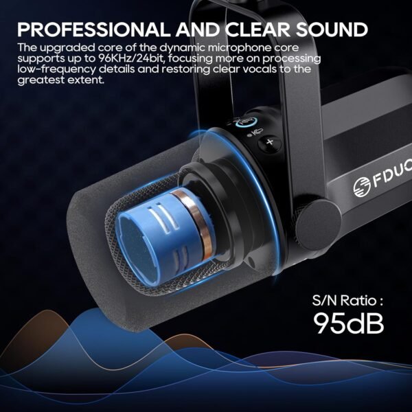 FDUCE SL40+ Dynamic Microphone Review Best for Podcasts, Streaming, and Studio Recording