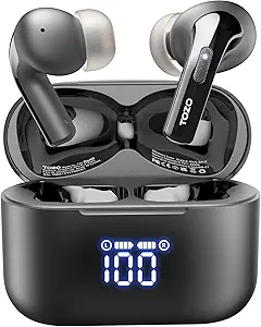 TOZO T20 Wireless Earbuds Review Bluetooth Headphones with Noise Cancelling and LED Display