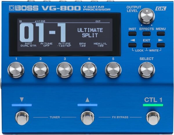 71OBT3UUkQL._AC_SL1500_ Boss VG-800 V-Guitar Processor review for guitar and bass enthusiasts