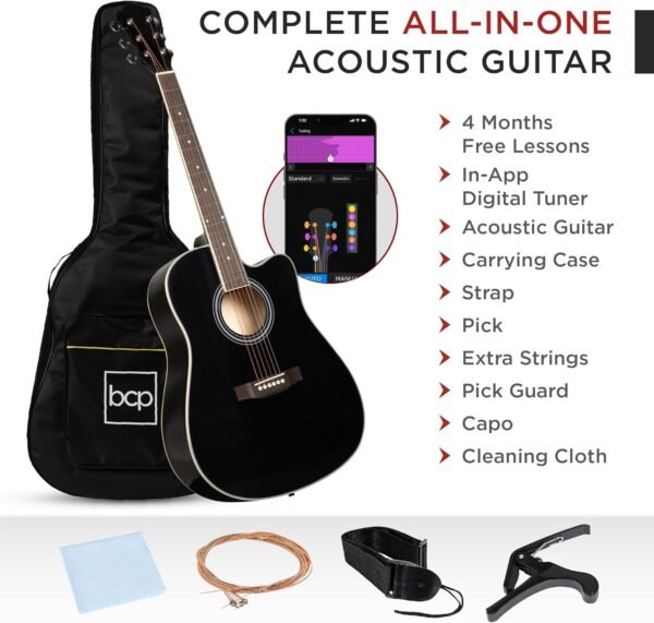 Best Acoustic Guitar Review Best Choice Products 41in Starter Kit
