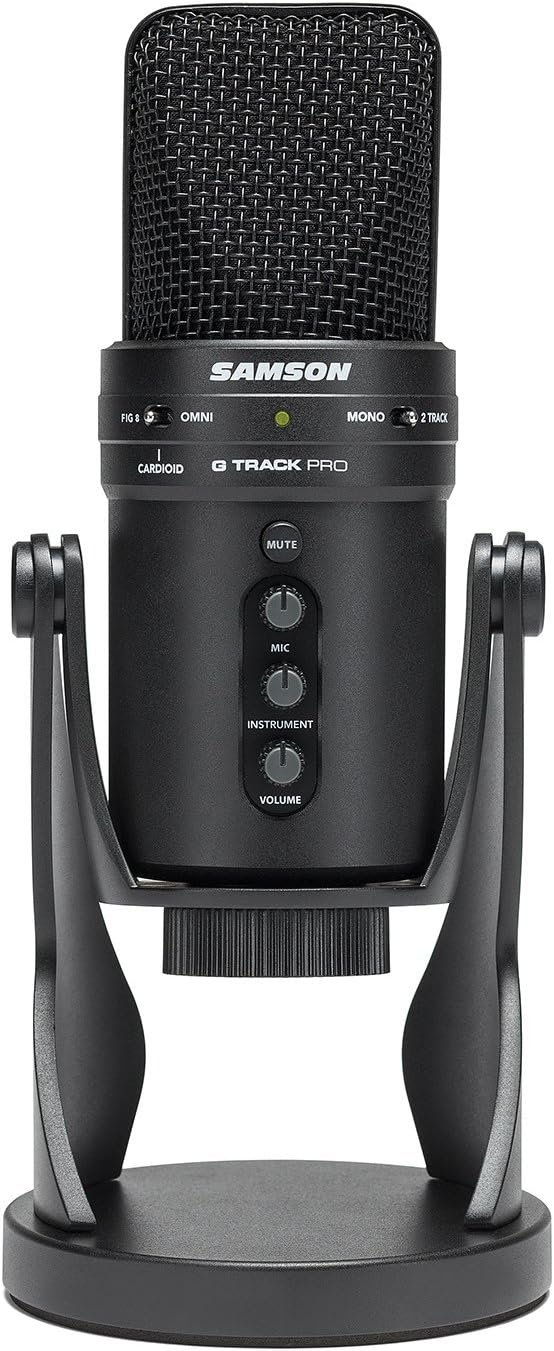 Samson G-Track Pro USB Condenser Microphone review for musicians and podcasters