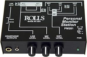 71fOKEflCL._AC_SY300_SX300_ Rolls PM351 Personal Monitor Station review is this the best amplifier?