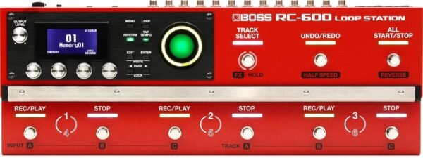 Boss RC-600 Loop Station review exploring its features and live performance potential