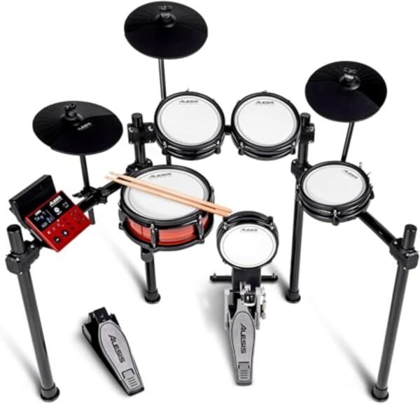 Alesis Nitro Pro Electric Drum Set Review Dual Zone Mesh Pads Tested