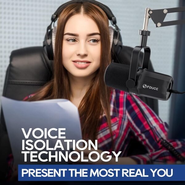 FDUCE SL40+ Dynamic Microphone Review Best for Podcasts, Streaming, and Studio Recording