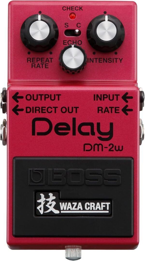 71prtRM8ELL._AC_SL1500_ Boss DM-2W Waza Craft Delay Pedal review exploring its analog sound quality