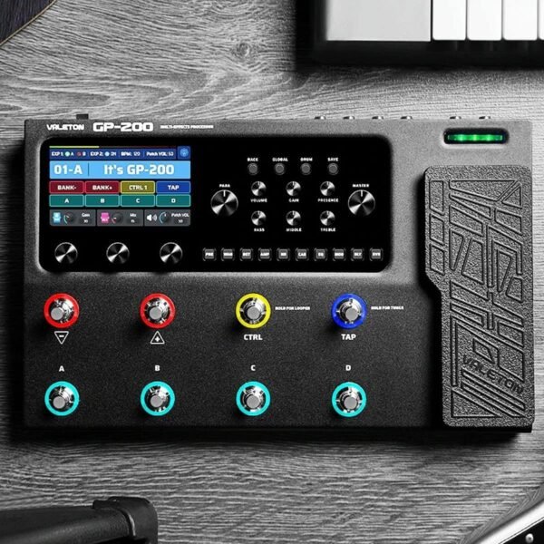 Valeton GP200 Multi Effects Processor review packed with features for musicians