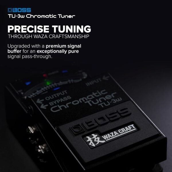 71yxdx9-AcL._AC_SL1500_ Boss TU-3W Waza Craft Chromatic Tuner review for guitar and bass players