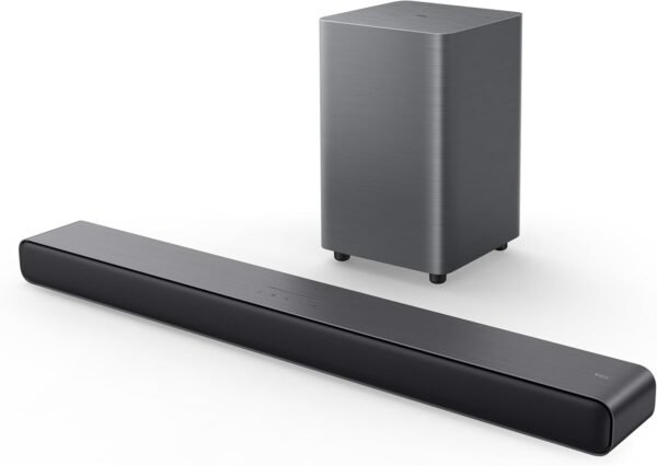 TCL S55H Sound Bar Review Dolby Atmos Bluetooth Wireless Subwoofer Immersive Audio