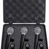 Samson R21 Dynamic Vocal Microphone Review 3-Pack with Case for Performers