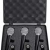 Samson R21 Dynamic Vocal Microphone Review 3-Pack with Case for Performers