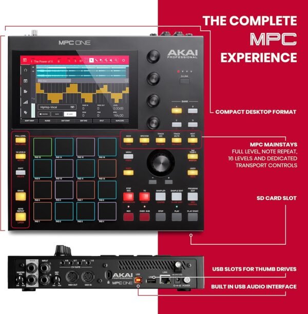 818-JXWGjIL._AC_SL1500_ Akai MPC One review Standalone Drum Machine and MIDI Controller for Music Producers