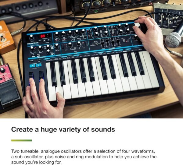 81XNAqFZK2L._AC_SL1500_ Novation Bass Station II Synthesizer review exploring features, sounds, and performance insights