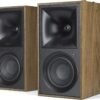 Klipsch The Fives Powered Bookshelf Speakers review high-quality sound with HDMI-ARC in Walnut