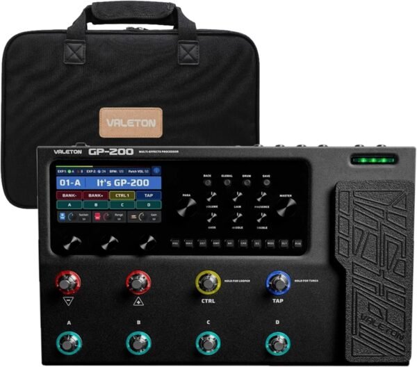 Valeton GP200 Multi Effects Processor review packed with features for musicians
