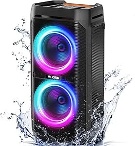 81wdmgabXFL.__AC_SX300_SY300_QL70_ML2_ Review of W-KING T11 240W Bluetooth Speaker with Massive Bass and Waterproof Design