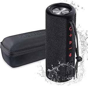 81whtSXlWAL.__AC_SX300_SY300_QL70_ML2_ Review of Xeneo X21 Portable Bluetooth Speaker Waterproof with FM Radio and Travel Case