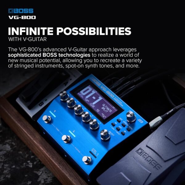 81yBvSm50hL._AC_SL1500_ Boss VG-800 V-Guitar Processor review for guitar and bass enthusiasts