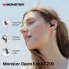 Monster AC210 Open Ear Headphones Review Wireless Comfort and Bluetooth 5.4 Performance