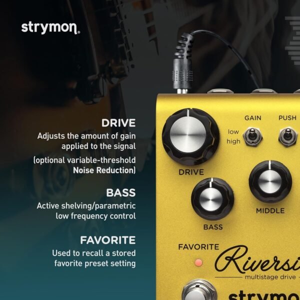 Strymon Riverside Guitar Effects Pedal Review Versatile Overdrive for Electric and Acoustic Guitars